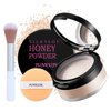 Loose Setting Powder,Lightweight Oil Control Translucent Loose Face Powder with Brush,Waterproof Long Lasting Soft Smooth Matte Face Finishing Powder for Natural Flawless Makeup