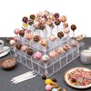 Cake Pop Display Stand For Drying, 56 Hole Cake Pop Holder , 3 Tiered Lollipop Holder For Party Candy Bar Dessert Table