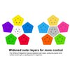 QYTOYS Toys Megaminx Speed Cube Puzzle Toy,Pentagonal Speed Cube Dodecahedron Magic Cube Puzzle Toy,Brain Teaser Puzzle Qiyi-QiHeng ABS Square Puzzle Cube Toy (Stickerless 3X3)