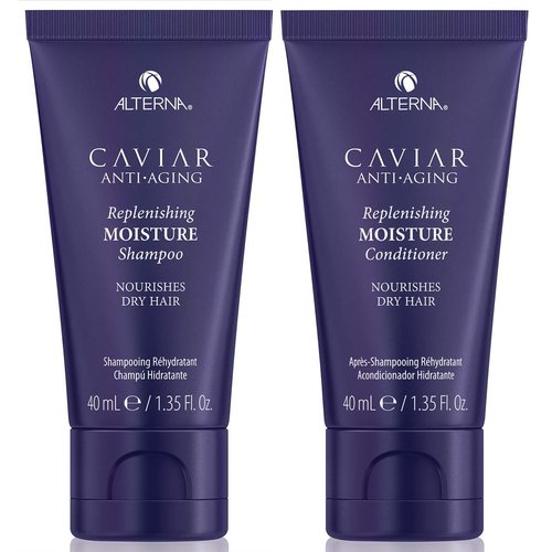 Alterna Caviar Anti-Aging Replenishing Moisture Shampoo and Conditioner Set, For Dry, Brittle Hair, Protects, Restores and Hydrates, Sulfate Free