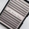 IECILI Individual Lashes/Lash Clusters 480pcs 8-14mm Cluster Eyelash Extensions /12 Roots/C Curl /0.10mm Cluster Lashes/Faux Mink Lash Extensions (C Curl, Fishtail Lashes-0.10mm)