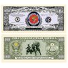 100 NRA National Rifle Assoc Million Dollar Bills with Bonus “Thanks a Million” Gift Card Set
