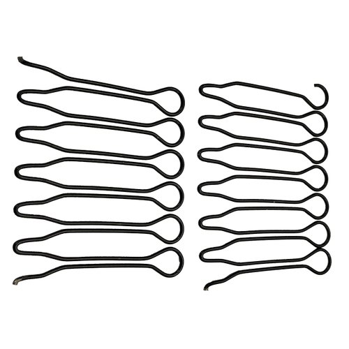 KINFENE 12 Pack Black Stretchable Invisible Hairclip Comb Shape Hairpin Pin Hair Band,DIY Hairstyles,Keep Hair In Place,Time-Saving Spin Pins,Hair Pins for Buns