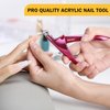 BEZOX Sharp Blade Acrylic Nail Clipper, Professional and High Precision Nail Tip Cutters, False Nail Cutter for Nail Tips