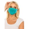 unik MINT Cloth Face Covers, Economy Pack of 4, Thin Breathable, Washable, Reusable Mask, Unisex, Dust-proof, non-medical Face Covering, Mint Pack of 4