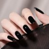 VENALISA 15ml Black Gel Nail Polish, Black Gel Polish Color Soak Off UV LED Nail Gel Polish Nail Art Starter Manicure Salon DIY at Home, 0.53 OZ