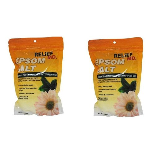 Relief Green Tea and Chamomile Epsom Salt, Pack of 2
