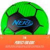 NERF Kids Foam Mini Soccer Ball - Proshot Youth Soccer Ball - 7" Indoor + Outdoor Ball for Kids + Toddlers -Green/Blue