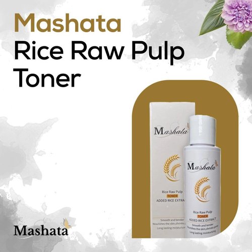 Mashata Raw Pulp Rice Toner for Deep Moisturizing & Hydrating Skin - 3.38 Fl Oz | Face Toner with Natural Ingredients for Korean Skin Care | Facial Toner with Rice Extracts for Refreshing Experience