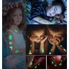Luminous Tattoos for Kids, 409Pcs Mixed Styles Temporary Tattoo Stickers Glow in the Dark Tattoos for Boys and Girls Unicorn Dinosaur Mermaid Animals Shark Space Fake Tattoo Stickers Party Gift