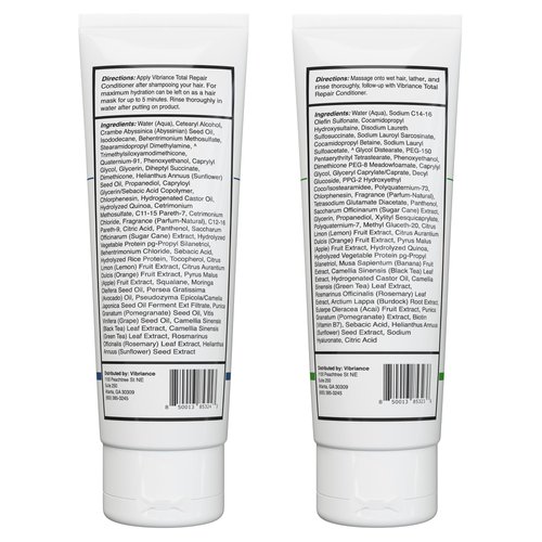 Vibriance Shampoo and Conditioner Set - Strengthening Shampoo Infused with Biotin for Aging Hair - Deeply Hydrating and Moisturizing Conditioner for Dry, Damaged Hair
