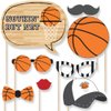 Big Dot of Happiness Nothin' but Net - Basketball Photo Booth Props Kit - 20 Count