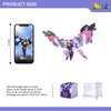 52TOYS BEASTBOX BB-56 Bullet Deformation Toys Action Figure, Converting Toys in Mecha and Cube, Perfect Birthday Party Gift for Teens and Adults, Designed by Butterfly