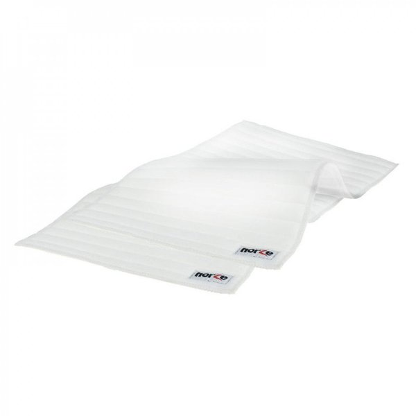 HORZE Fleece Front Leg Wraps - Off-White - Horse