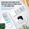 Easy@home Compatible Re-useable 8 Individual 2"x2" TENS Unit Carbon Electrode Pads，Self-Adhesive Replacement Massage Pads, 2mm Pin Connectors, Compatible with EHE009 and EHE012PRO