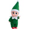 JOYIN Christmas Elf Plush Doll, Green Tiny Soft Plush Christmas Elf Doll Accessories for Christmas Holiday Decorations, Christmas Dress-Up Party.