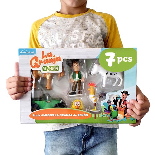 La Granja de Zenon Adventure Action Figures Set, 7 Collectible Action Figures, Toys for Kids