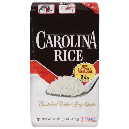 Carolina White Rice, 2 lb.