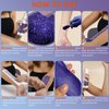 BLITZWAX Lavender Hard Wax Beads for Hair Removal - 1lb Coarse Hair Formula - Painless Wax for Sensitive Skin, Face, Full Body, Bikini - At-Home Waxing Beads for Women Men