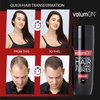 Volumon Professional Hair Building Fibres- Hair Loss Concealer- KERATIN- 28g- Get Upto 30 Uses- CHOOSE FROM 8 COLOUR SHADES (Medium Brown)