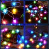 Wettarn 10 ft LED Dice String Lights Dice Lights LED Dice Light up Dice Indoor String Lights Bedroom Extendable for Indoor, Outdoor, New Year, Wedding Party, Christmas Tree, Garden Decoration