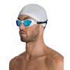 Arena Unisex Adult The One Swim Goggles for Men and Women Watertight Fit Orbit-Proof Seals Anti-Fog Coated Mirror Lens, Blue Gray/Blue Black