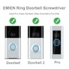Screwdriver for Ring Doorbell,EMiEN Torx T6 T15 Bit Screwdriver For Ring Video Doorbell,Doorbell 2,Doorbell Pro And Elite Battery Change, Charge & Replacement, Wifi Password Reset Access