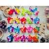 Roaqua 20 Packs Bulk Funny Turtle Mini Pop Rainbow Keychain Kids Children Classroom summer Students Gifts from Teacher Birthday Party Favors