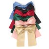 Honbay 6pcs Elegant Classic Beautiful Big Bow Hair Clips French Barrettes Handmade Hair Accessories