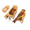 Goldfinch Bird - Intarsia Wood Puzzle Box - Handcrafted with Secret Compartment
