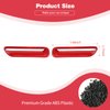 PDKLIN for Challenger Hood Scoop Vent Cover Trim Bezel Red Compatible with Dodge Challenger 2009 2010 2011 2012 2013 2014 Red Exterior Accessories 2pcs