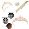 Exacoo Crown and Birthday Sash for Women Rhinestone Tiaras for Women Princess Birthday Party Decorations Birthday Crown Tiara Headband Women Accessories