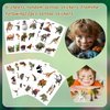 60PCS Realistic Dinosaur Party Favors Set include 36Pcs Dinosaur Temporary Tattoos Stickers, 24Pcs Dinosaur Slap Bracelet for Forest Dinosaur Dino Party Favors Prehistoric Dinosaur Themed Supplies