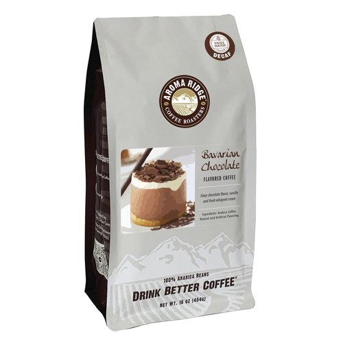 Bavarian Chocolate SWP Decaf Coffee, 1 lb Whole Bean FlavorSeal Vacuum Bag