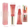 LSxia Liquid Blush Makeup Wand with Cushion Applicator For Cheeks Tint, Natural-looking, Glow Dewy Finish, Weightless Blendable Cream Stick, Long-wearing | #101 SEDUCTIVE-Nude Pink