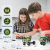 Military Truck STEM Building Toy Set for Boys Age 8-12 - Metal Army Toys Model Car Kits Set - Engineering STEM Kits or Kids 6-8, 8-10 Stem Projects Vehicles