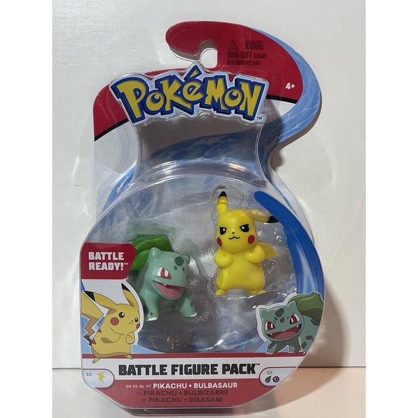 Pokémon Battle Figure Pack Pikachu and Bulbasaur