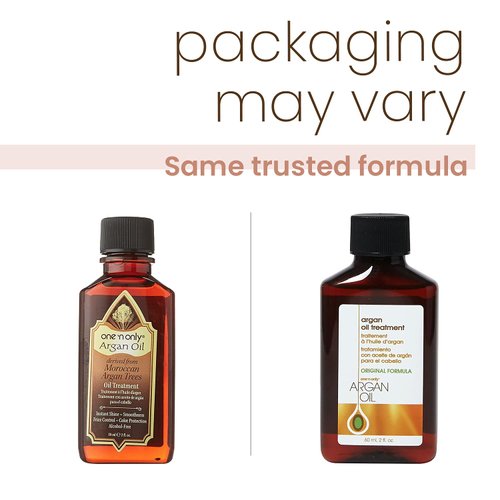 One 'n Only Argan Oil Hair Treatment - Hair Oil Smoothes and Strengthens Dry Damaged Hair, Eliminates Frizz, Creates Brilliant Shines, Non-Greasy Formula, 2 Fl. Oz