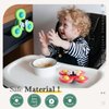 ALASOU 3PCS Suction Cup Spinner Toys for 1 Year Old Boy Girl|Novelty Spinning Tops Bath Toys Age 1-2|Sensory Baby Toys Stocking Stuffers for Toddlers 1-3|12 18 Months Boy Birthday Gift for Infant