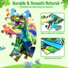 ZIZZ Dinosaur Floor Puzzles for Kids- Top Boy Gifts for Birthday Party Supplies, 70Piece Dinosaur Puzzle for Kids Age 4-6 Year Olds, Preschool Toys Gifts for 3 4 5 6 7 8 Years Old Toddlers Boys