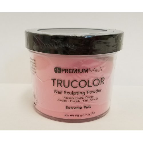 Premium Nail - Solar Acrylic Nails Powder-3.7oz (Made in Usa) Extreme Pink