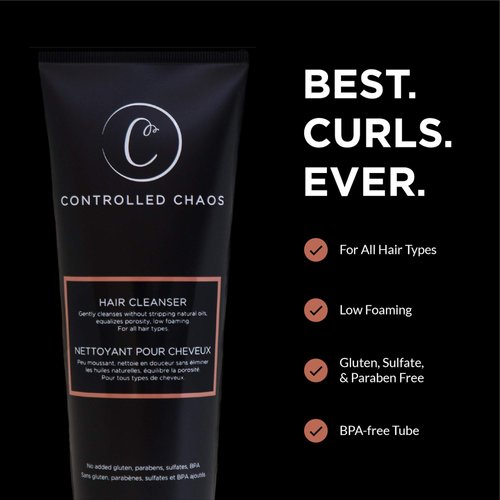 Controlled Chaos As Seen on Shark Tank Deep Cleansing & Smoothing Hair Shampoo for All Hair Types, Sulfate-Free Shampoo for Hair Growth & Color Treated Hair (3oz)