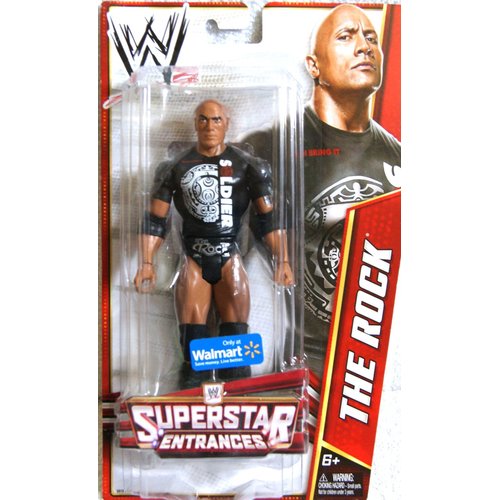 WWE, Exclusive 2013 Superstar Entrances The Rock Action Figure [Soldier T-Shirt]