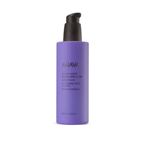 AHAVA Mineral Body Lotion - Daily Moisturizing & Hydrating Body Lotion, Spring Blossom, ‎8.5 fl.oz, 250 ml
