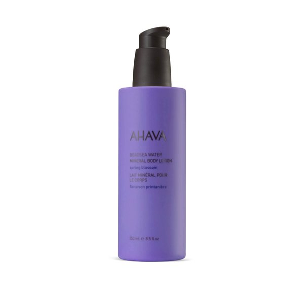 AHAVA Mineral Body Lotion - Daily Moisturizing & Hydrating Body Lotion, Spring Blossom, ‎8.5 fl.oz, 250 ml