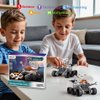VIZZTY STEM New Energy Space Engineering Vehicle Toy,Solar Robot Kit for Kids Age 8-12 Stem Building Toys with Solar, Battery,Salt Water Power,Perfect Educational Science Kits for Kids 8+ Year Old