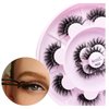 ZUMEHU Eyelash Strip Natural Cat Eye Lashes Wispy Lashes 11 Pairs Mink Lashs fluffy Natural Looking Lashes 3D Cateye Lashes Medium Length False Eyelashes Lashes Pointy | 14 MM Lashes