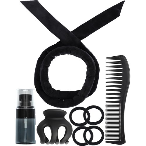 Heatless Curling Rod Headband,Overnight Hair Curler Headband, Long Soft Hair Curler No Heat Curling Headband Ribbon Curl Wrap for Long Hair Rollers,Hair Curling Rods