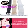DoHope 18mm Width Band Shoulder Bra Straps Elastic Adjustable Black White Beige 3 Pairs