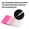 Catheter Piercing Needles - SOTICA 50pcs Catheter Needles IV Catheter Piercing Needles Cannula Body Piercing Needles Stainless Steel Hollow Needles for Nose Ear Belly Navel Nipple Piercing (20G-50PCS)